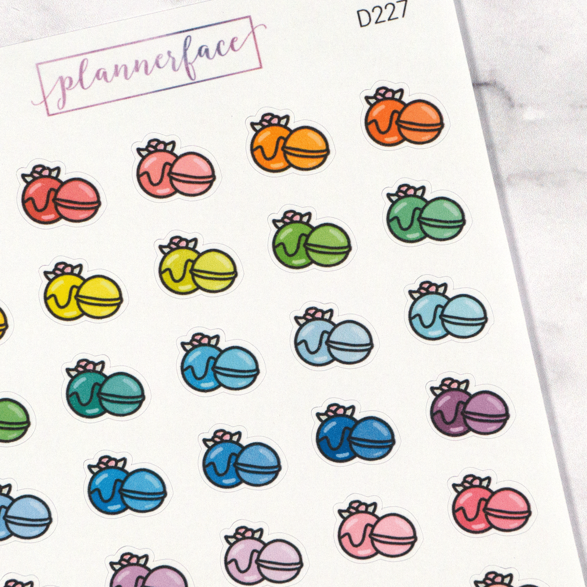 Bath Bomb Multicolour Doodles by Plannerface