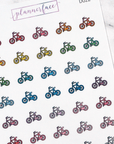 Bicycle Multicolour Doodles by Plannerface