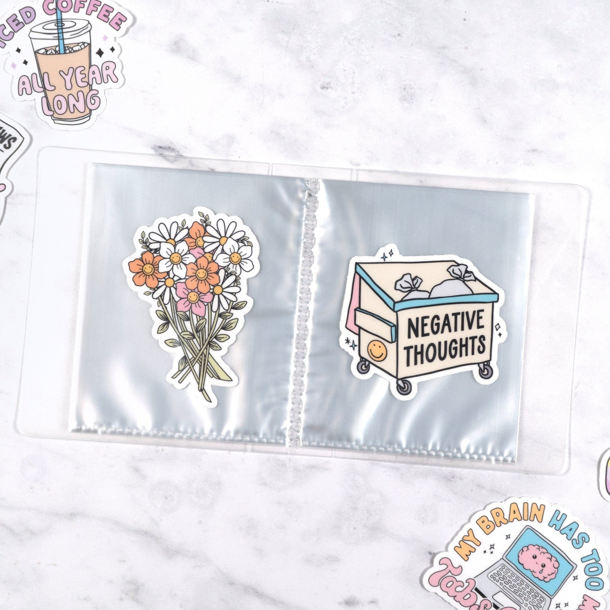 Blank Pocket Sticker Album (Mini) by Plannerface