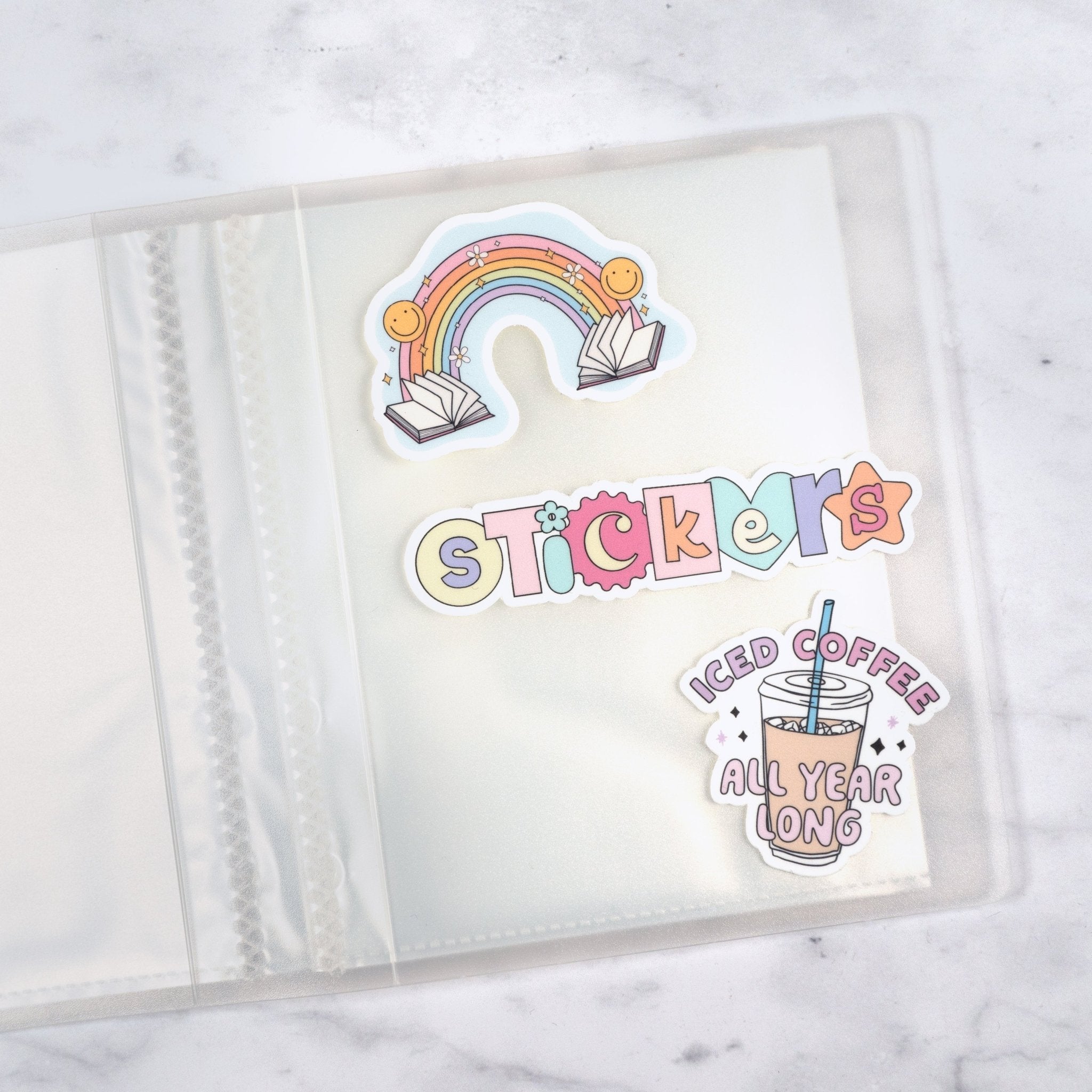 Blank Pocket Sticker Album (Small) by Plannerface