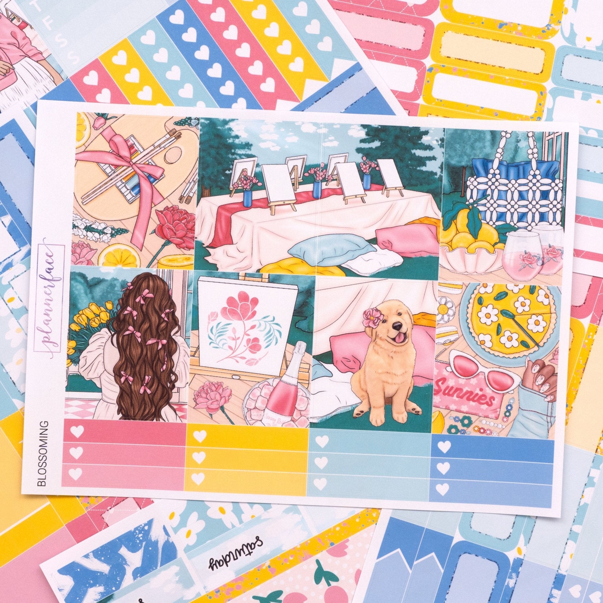 Blossoming Weekly Sticker Kit