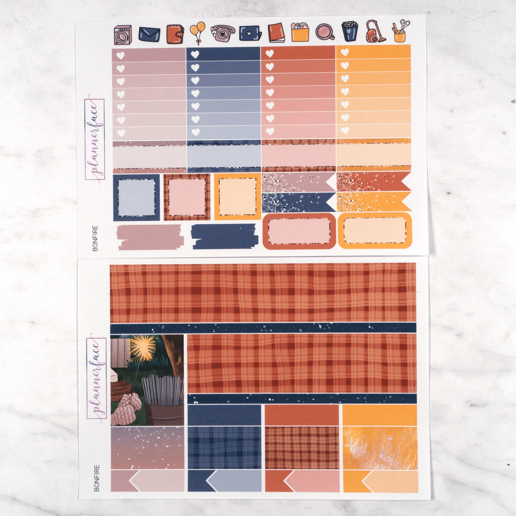 Bonfire Weekly Kit by Plannerface