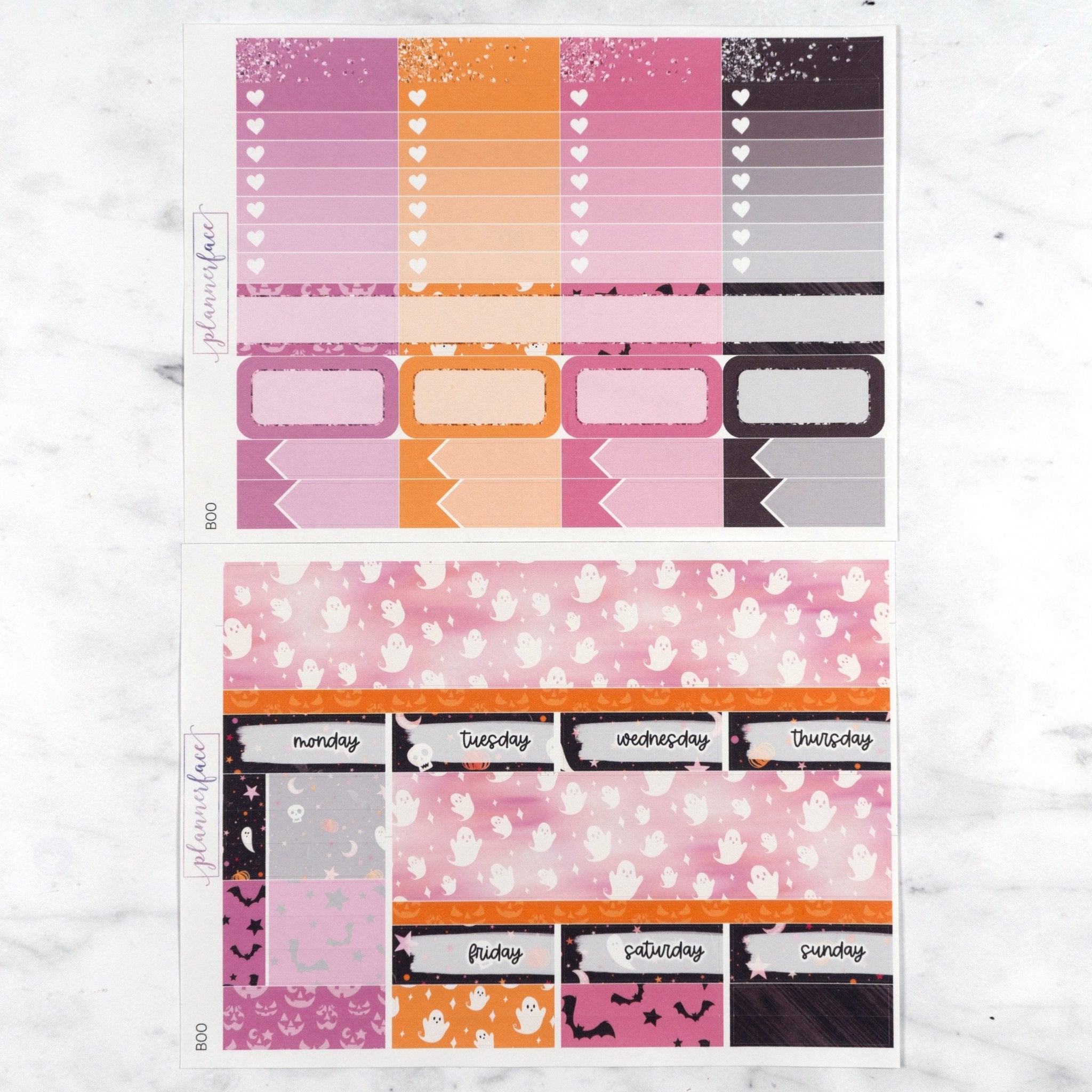 Boo Weekly Kit by Plannerface
