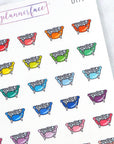 Bubble Bath Multicolour Doodles by Plannerface