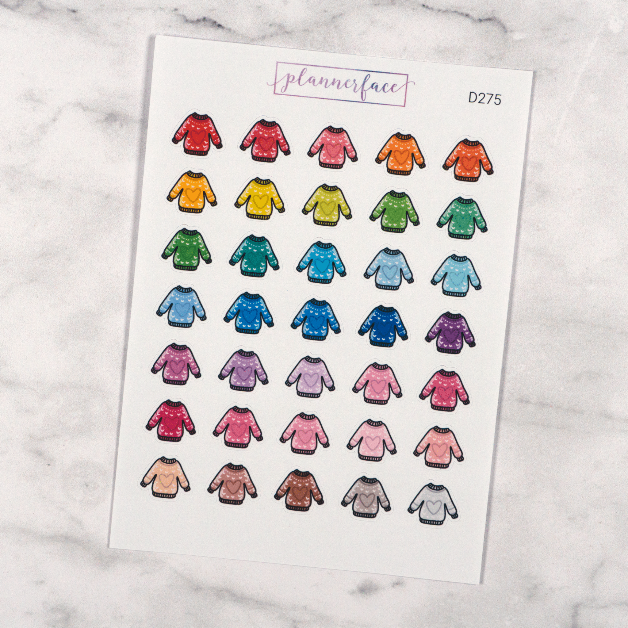 Christmas Jumpers #1 Multicolour Doodles by Plannerface