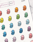 Clean Toilet Multicolour Doodles by Plannerface