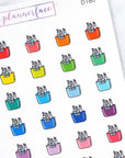 Cleaning Caddy Multicolour Doodles by Plannerface