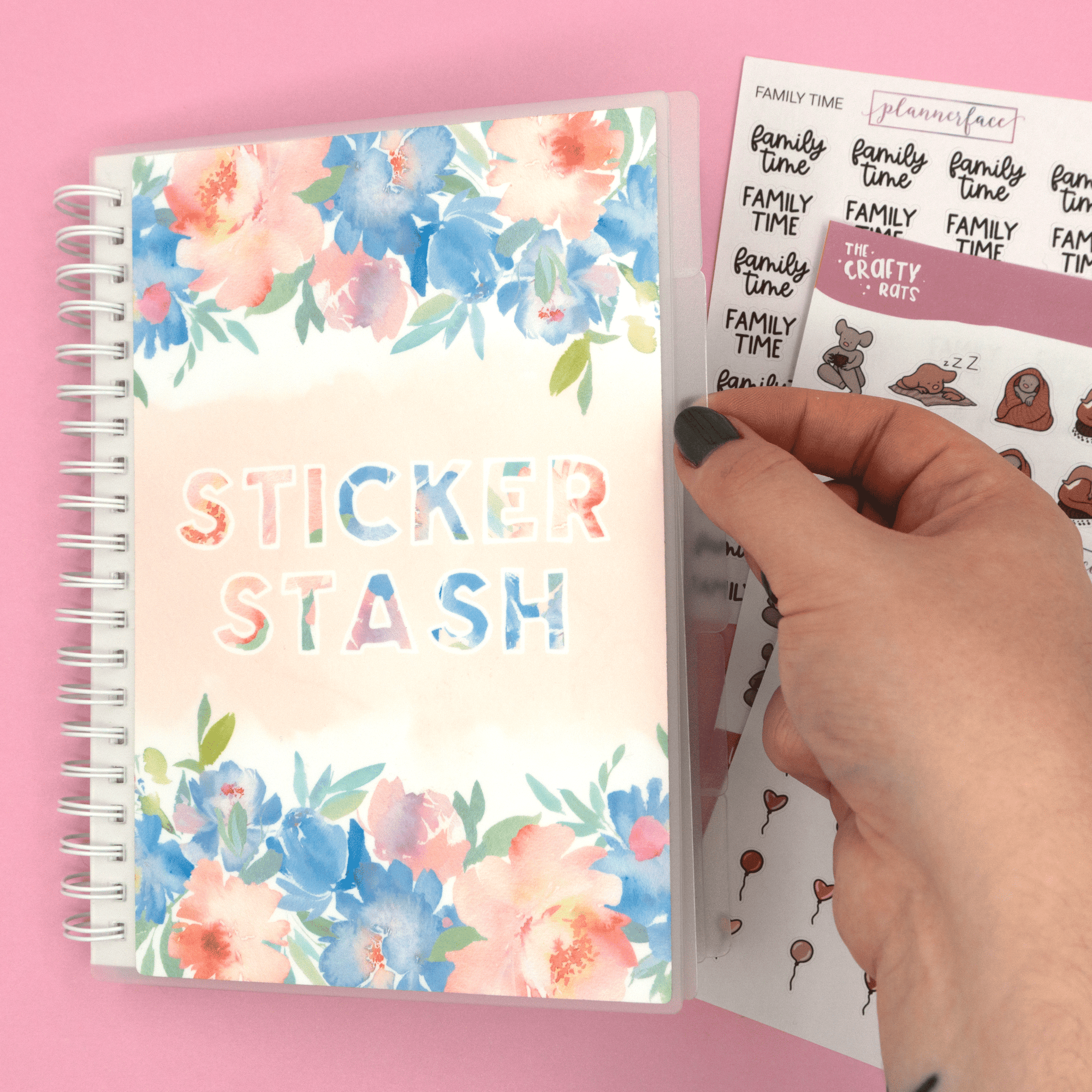 Clear Divider Set for Reusable Sticker Albums by Plannerface