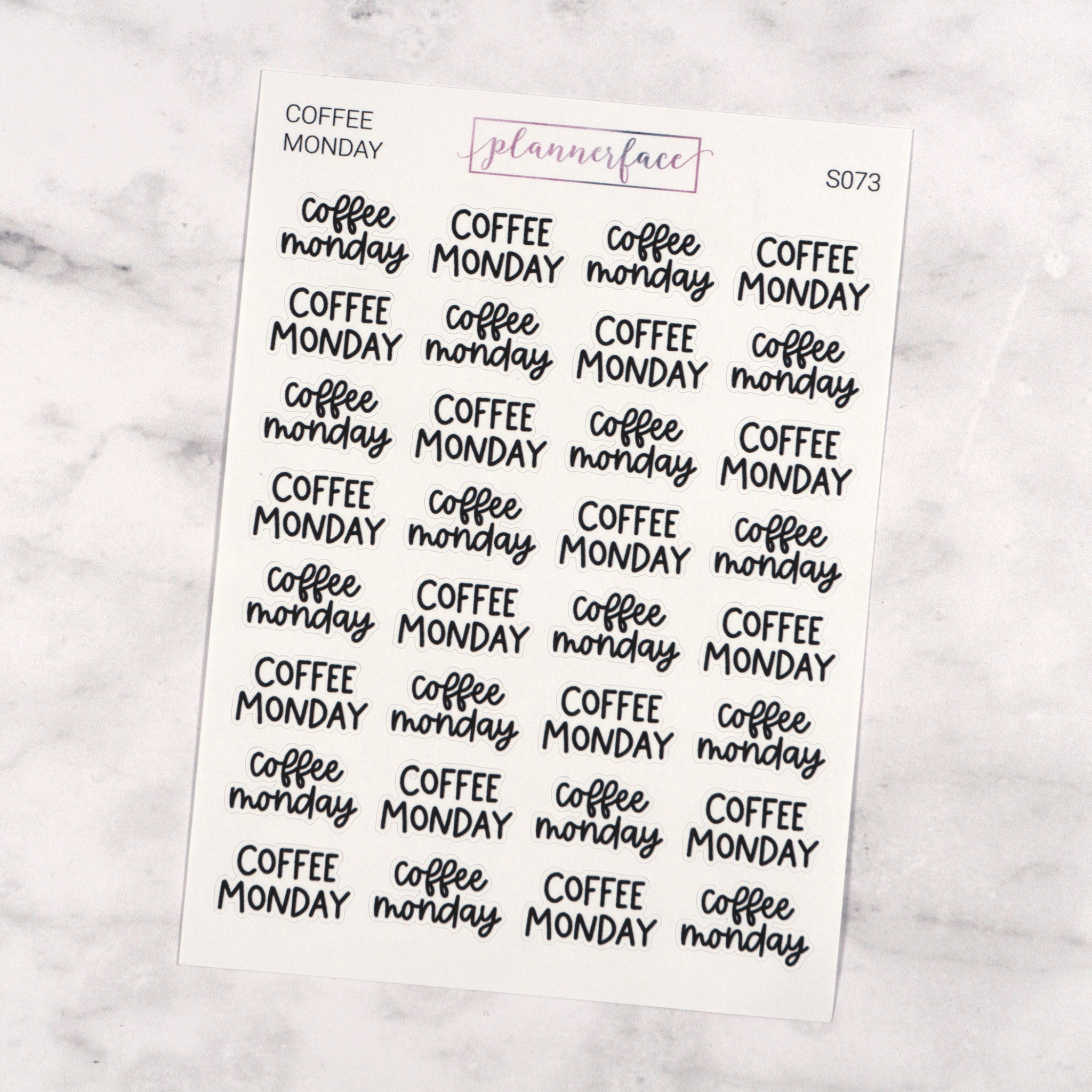 Coffee Monday | Scripts by Plannerface