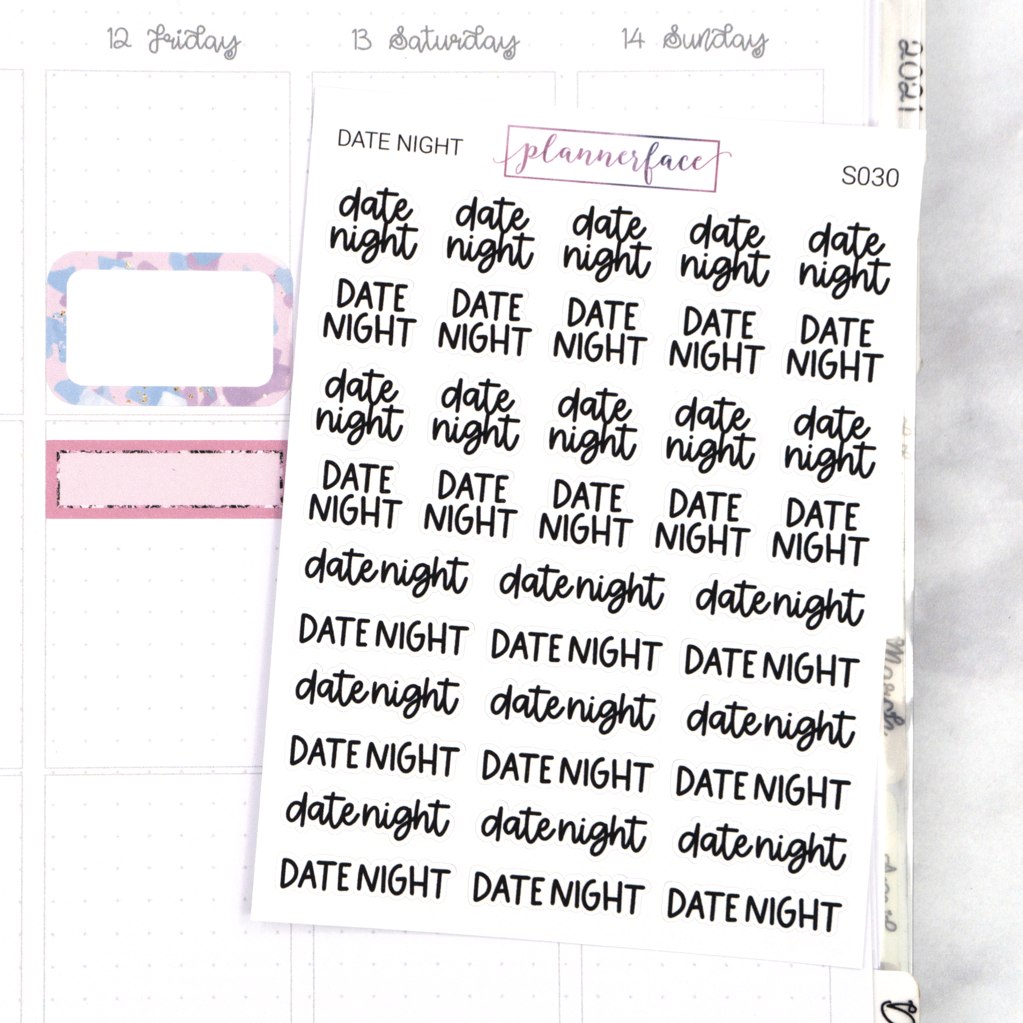 Date Night | Scripts by Plannerface
