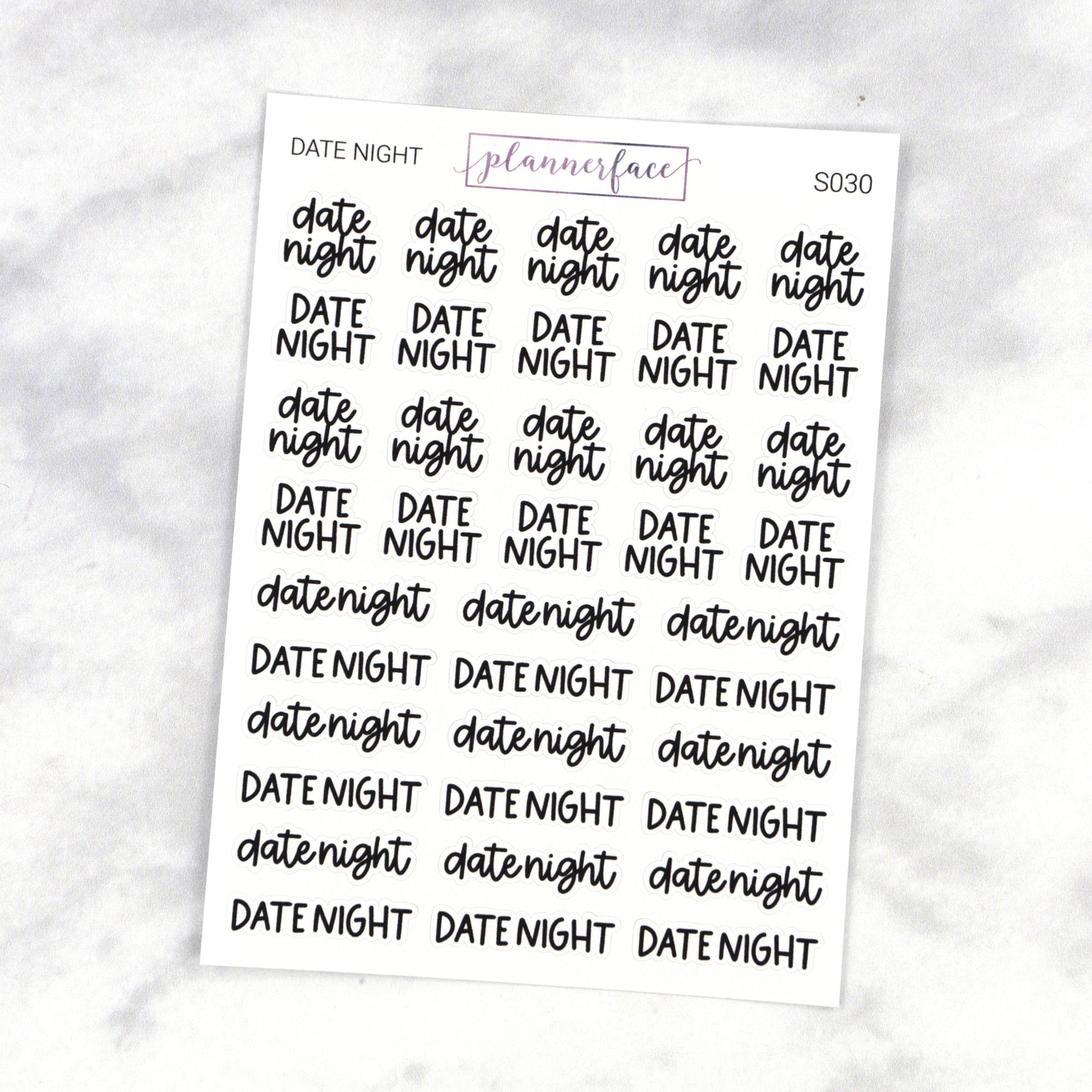 Date Night | Scripts by Plannerface