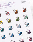 Dummy Multicolour Doodles by Plannerface