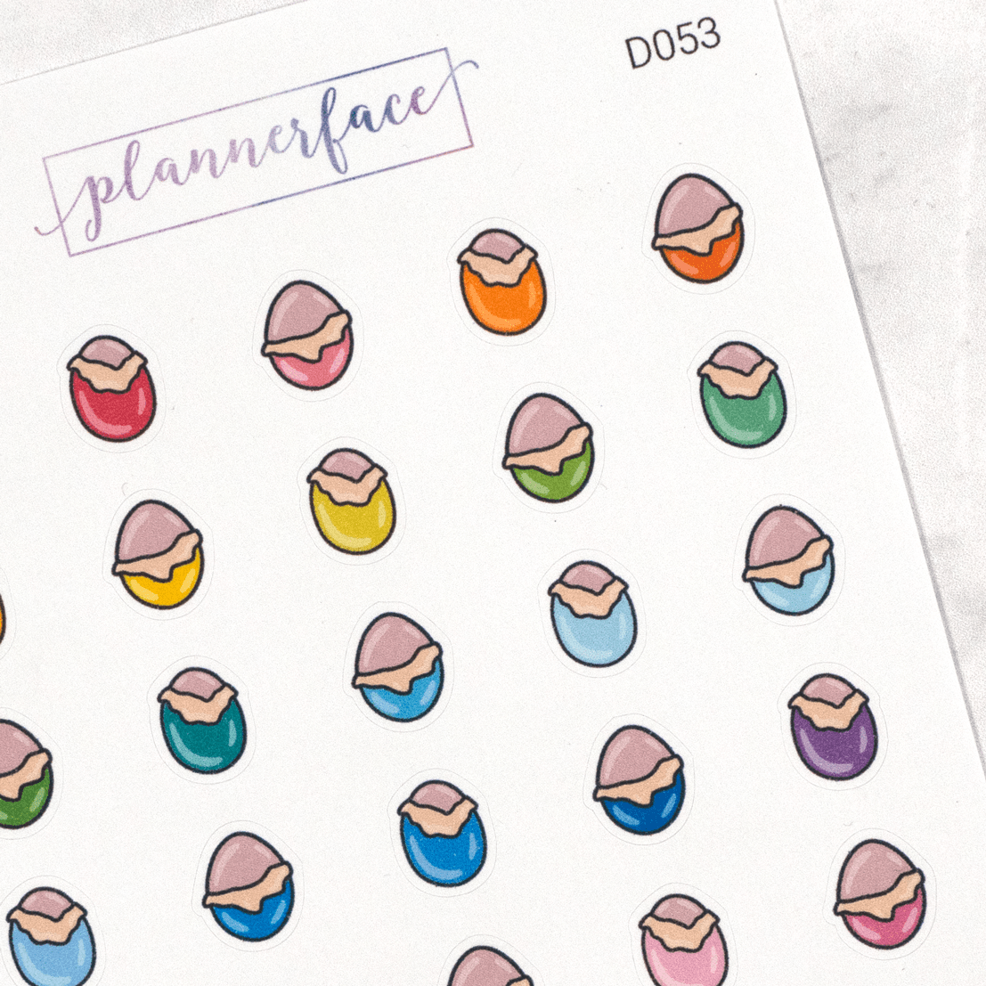 Easter Egg Doodles by Plannerface