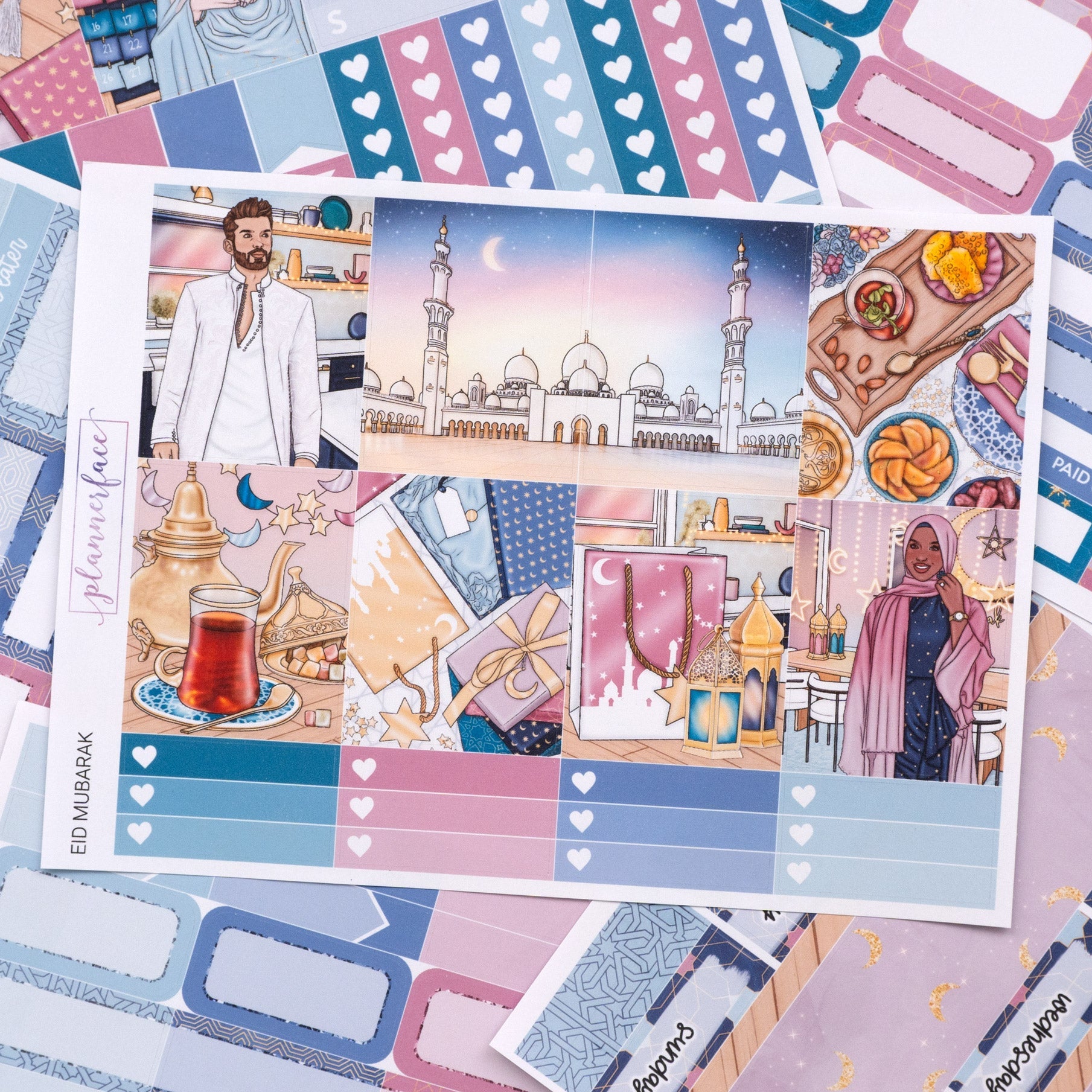 Eid Mubarak Weekly Sticker Kit