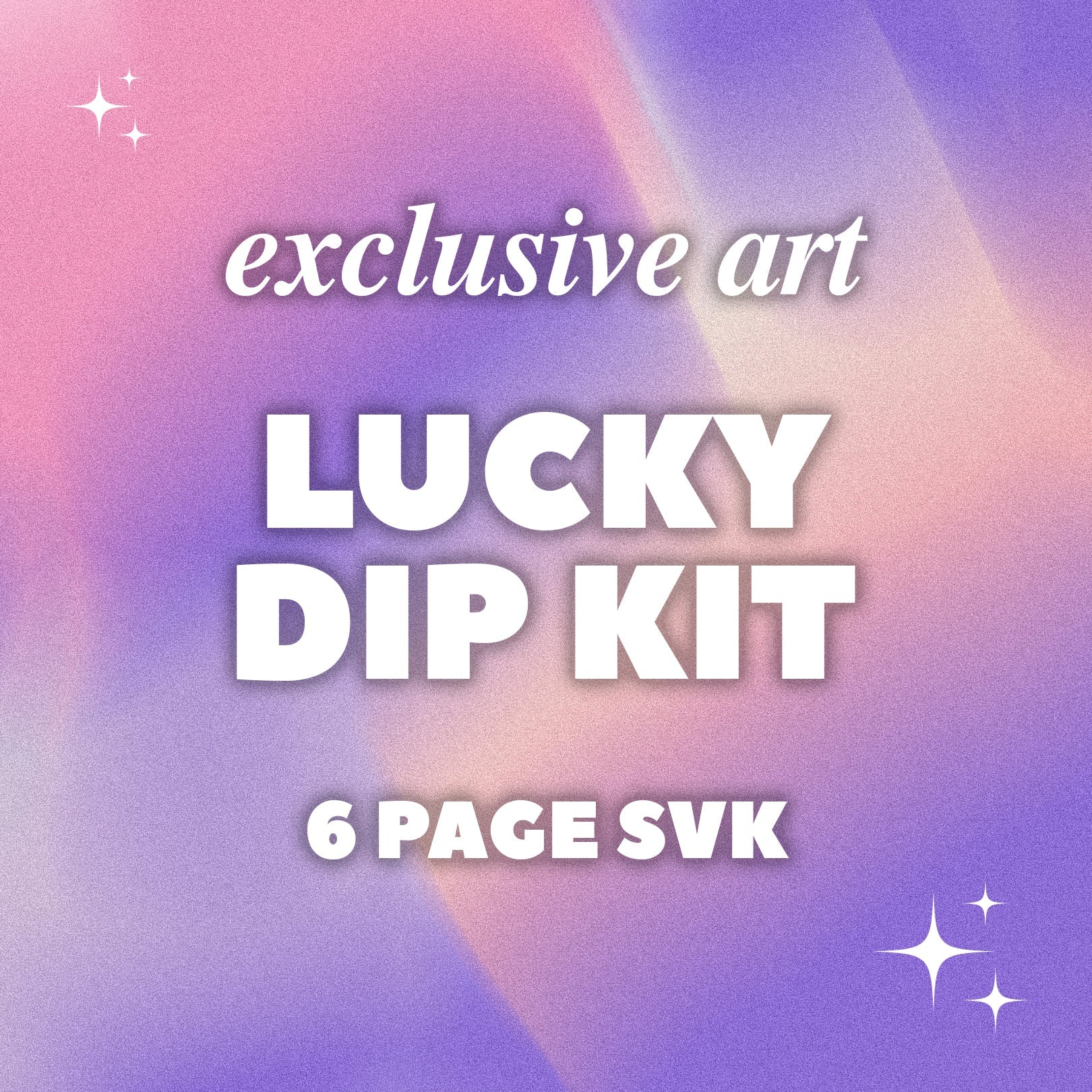 Exclusive Art Weekly Kit Lucky Dip (6 Page SVK) by Plannerface