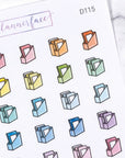 File Folders Multicolour Doodles by Plannerface