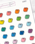 Fold Clothes Multicolour Doodles by Plannerface