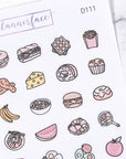Food Doodle Sampler by Plannerface