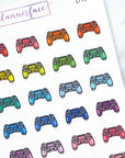 Gaming Controller Multicolour Doodles by Plannerface
