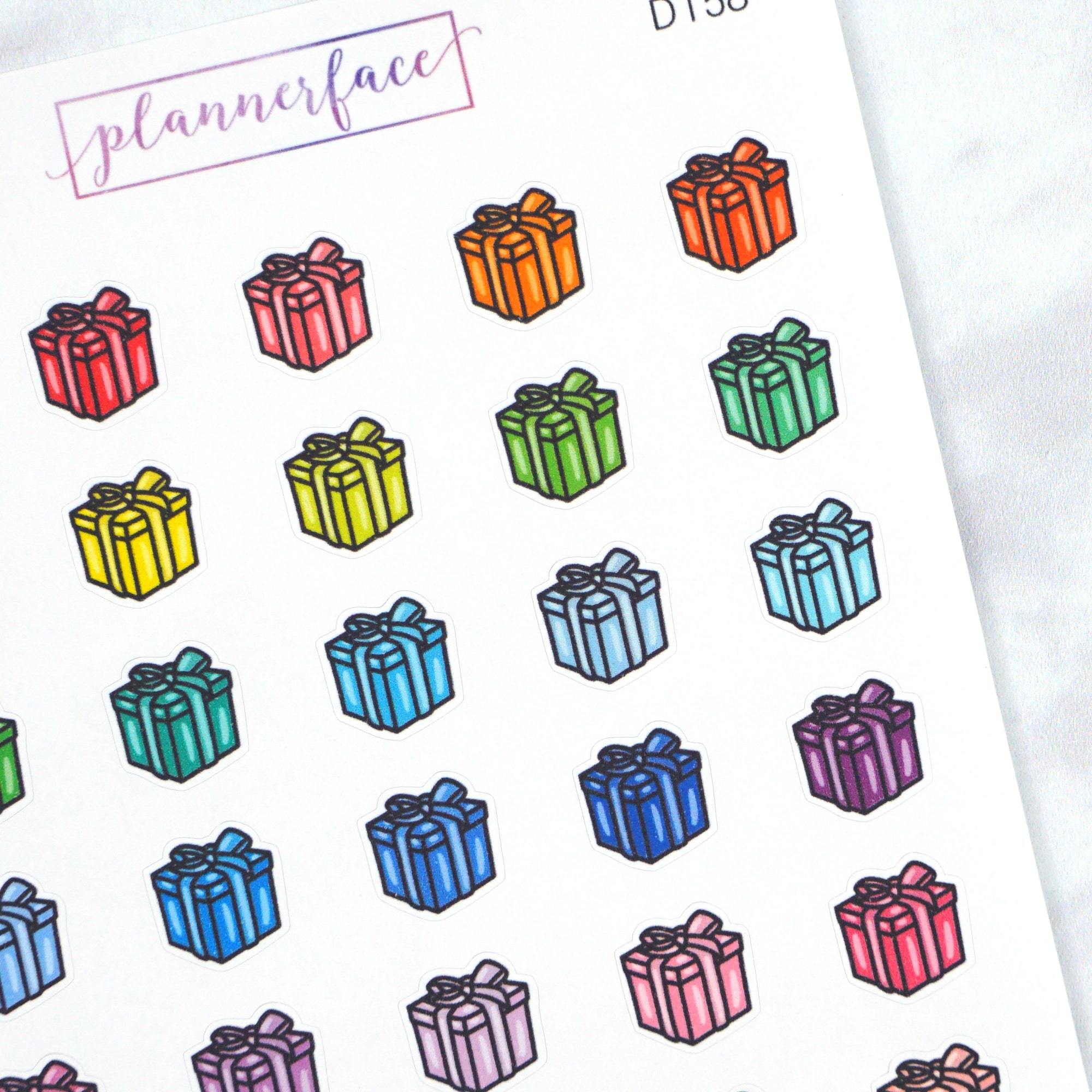 Gift Box Multicolour Doodles by Plannerface
