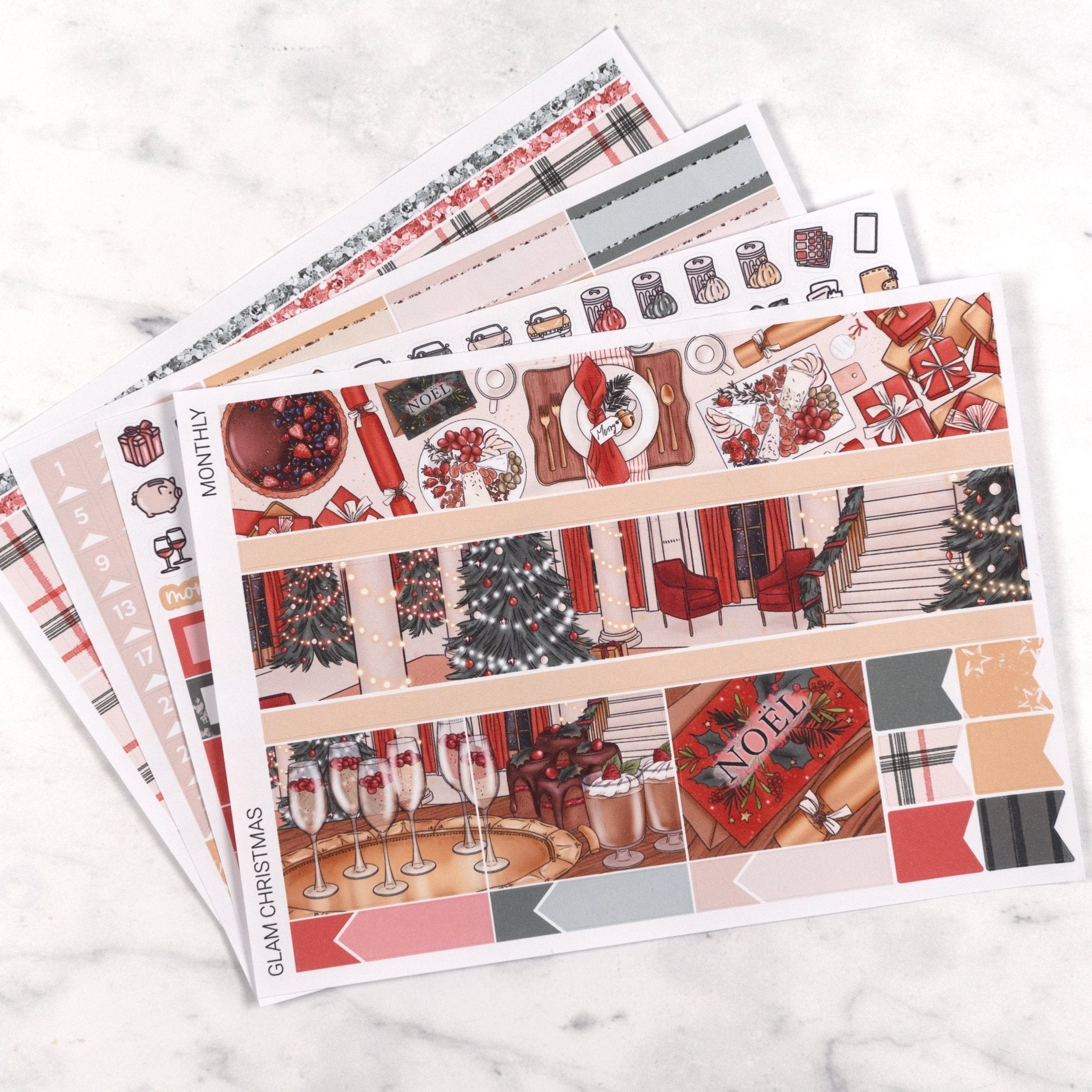 Glam Christmas Monthly Kit by Plannerface