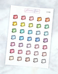 Graphics Tablet Multicolour Doodles by Plannerface