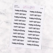 Happy Birthday | Scripts by Plannerface