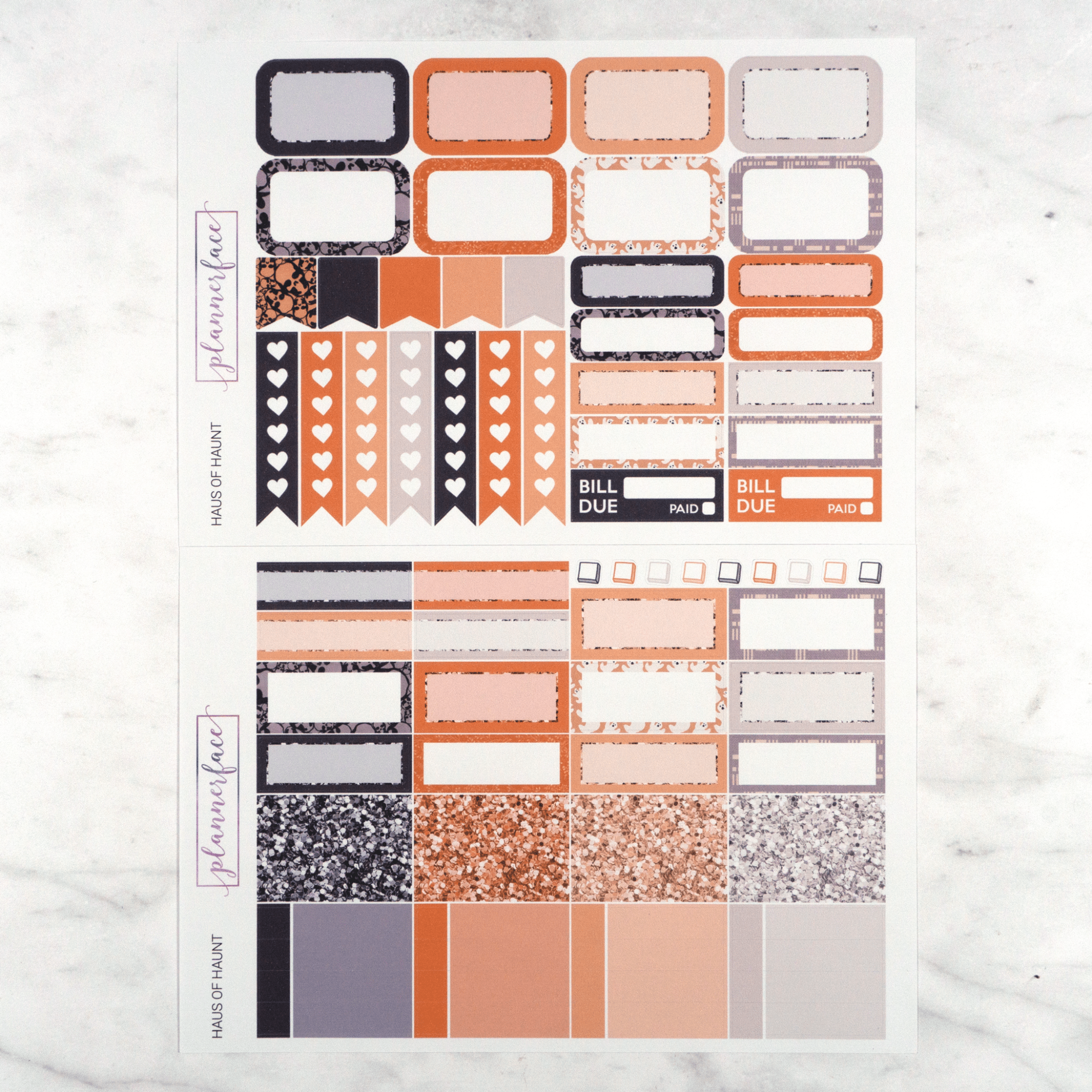 Haus of Haunt Weekly Kit by Plannerface