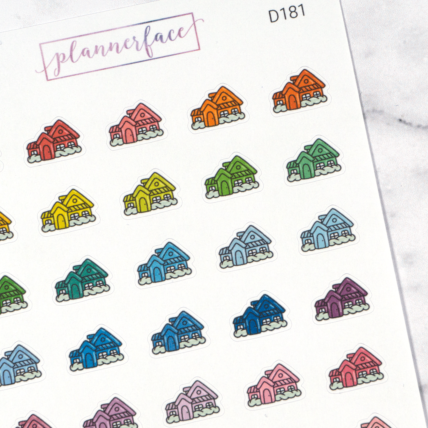 Home Multicolour Doodles by Plannerface