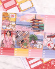 Journey to Japan Mini Weekly Sticker Kit