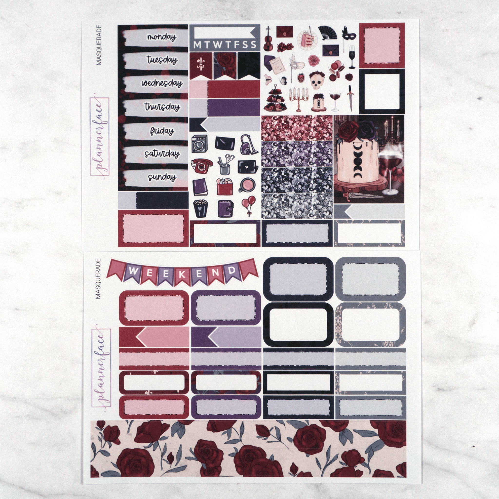 Masquerade Mini Kit by Plannerface