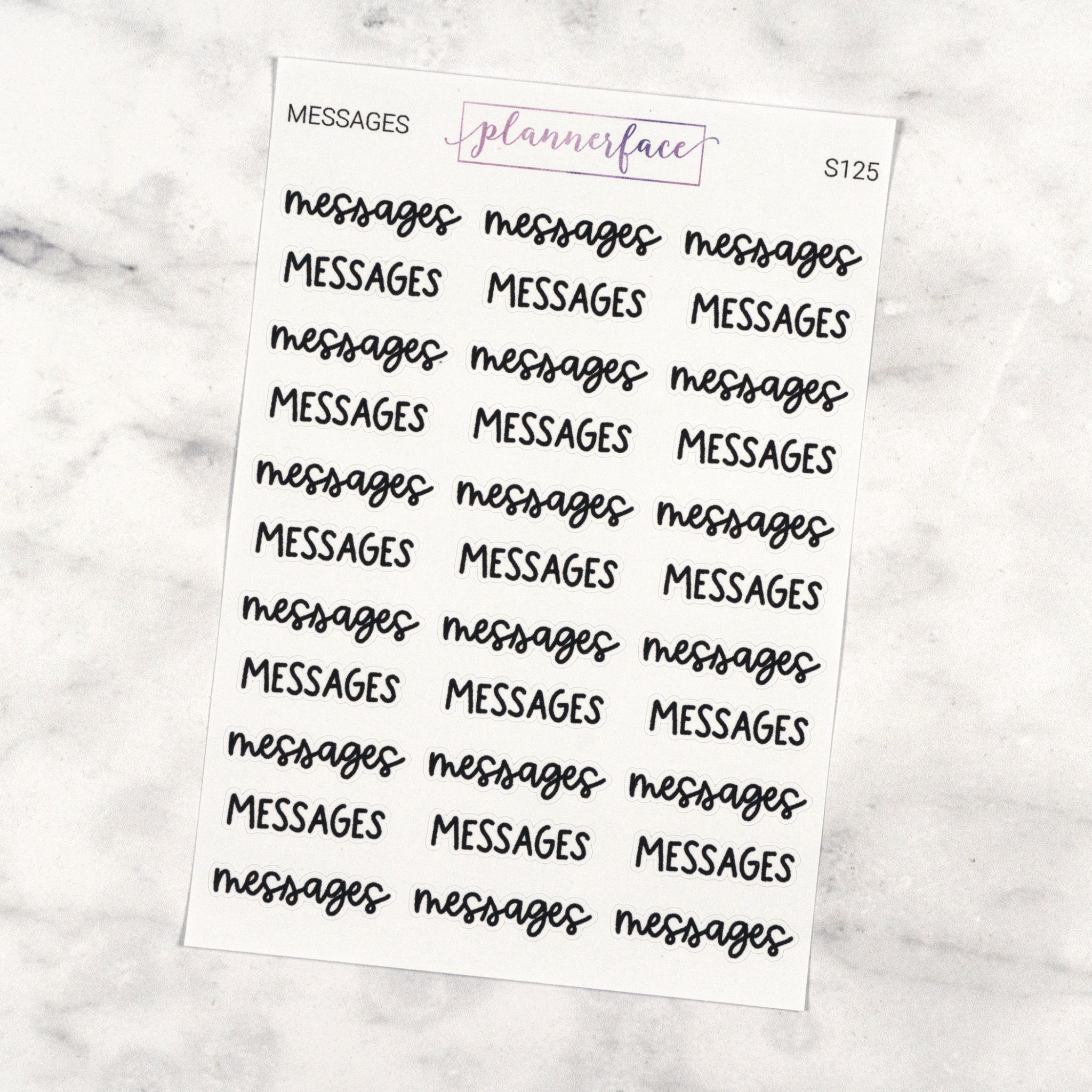 Messages | Scripts by Plannerface