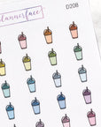 Milkshake Multicolour Doodles by Plannerface