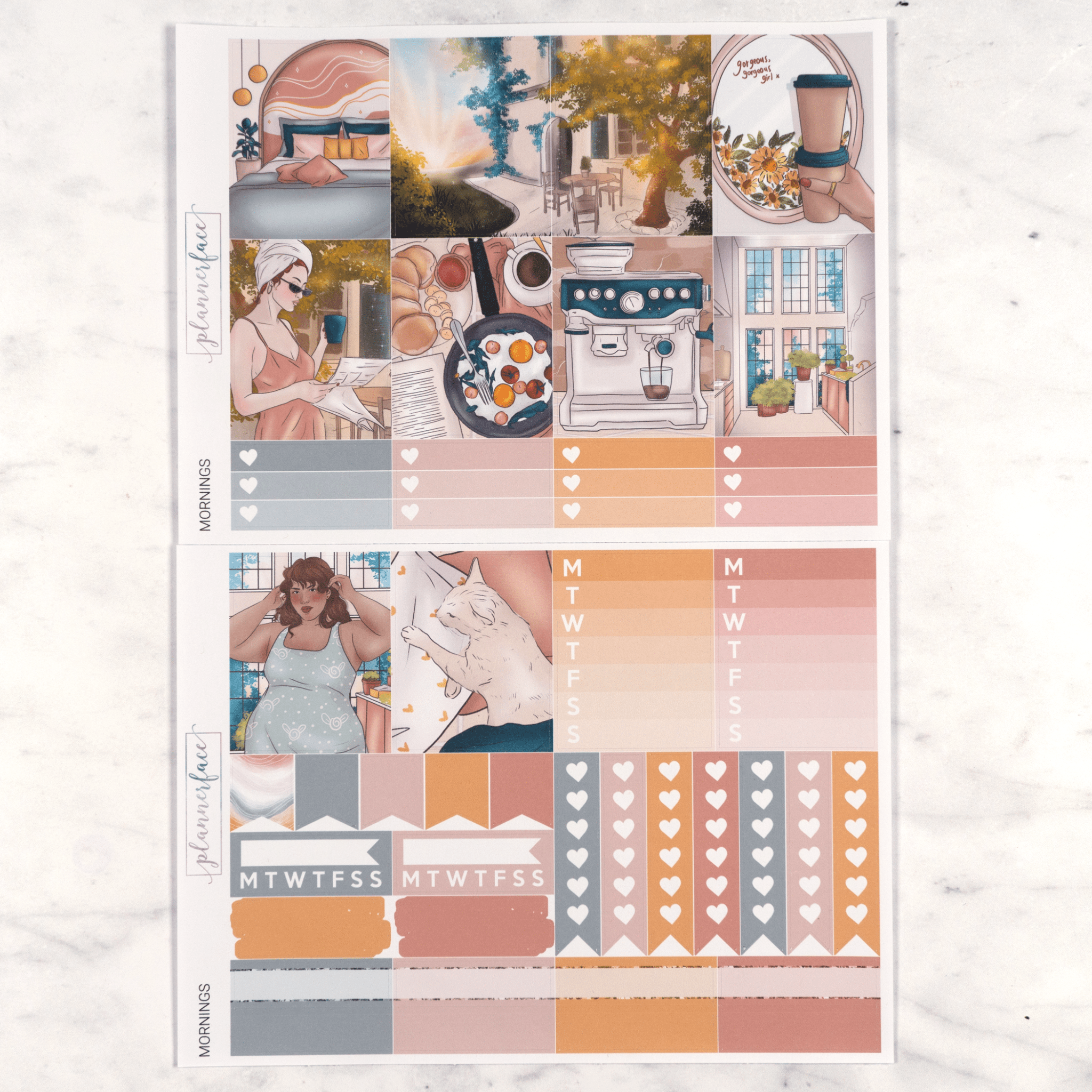 Mornings Weekly Kit by Plannerface