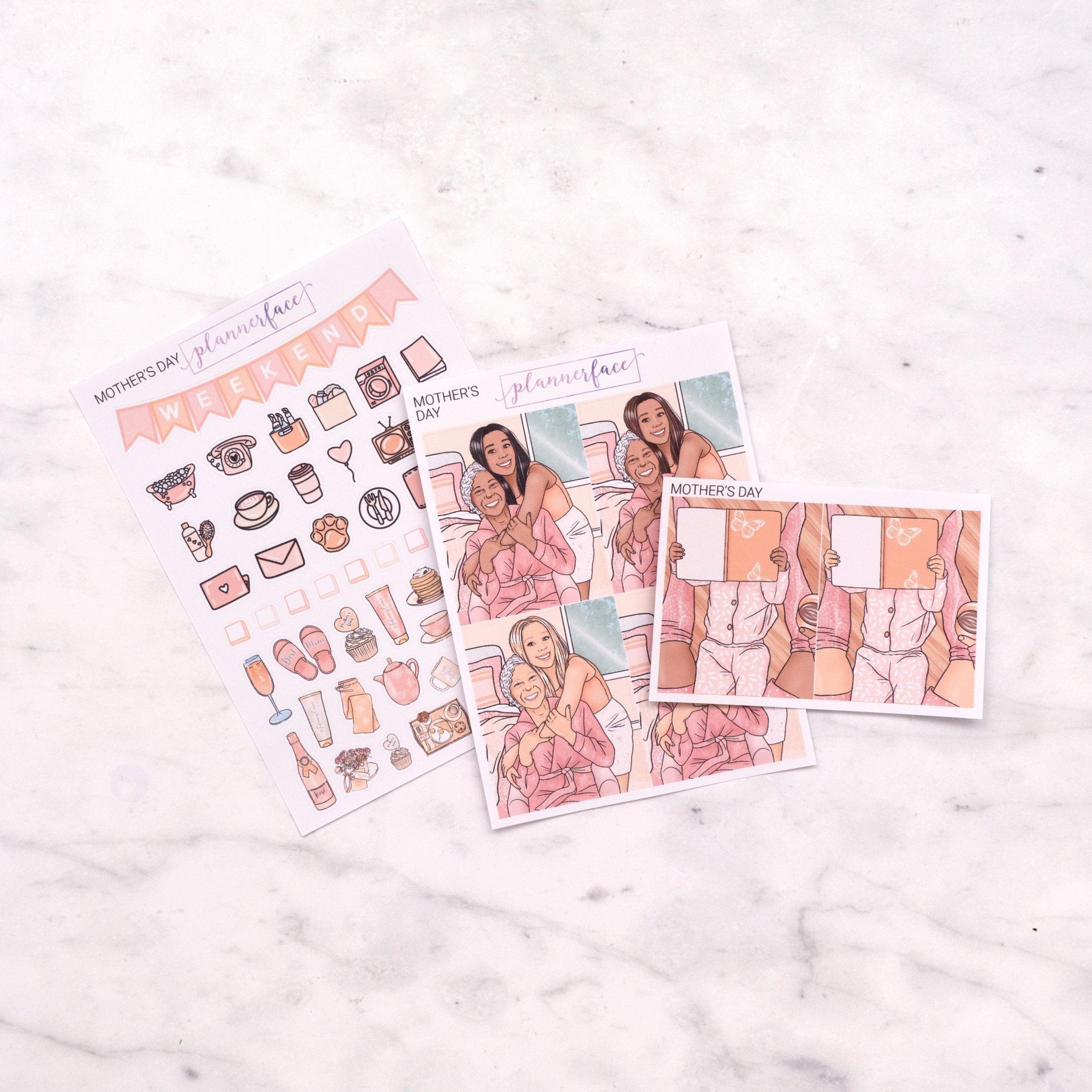 Mother&#39;s Day Mini Weekly Sticker Kit