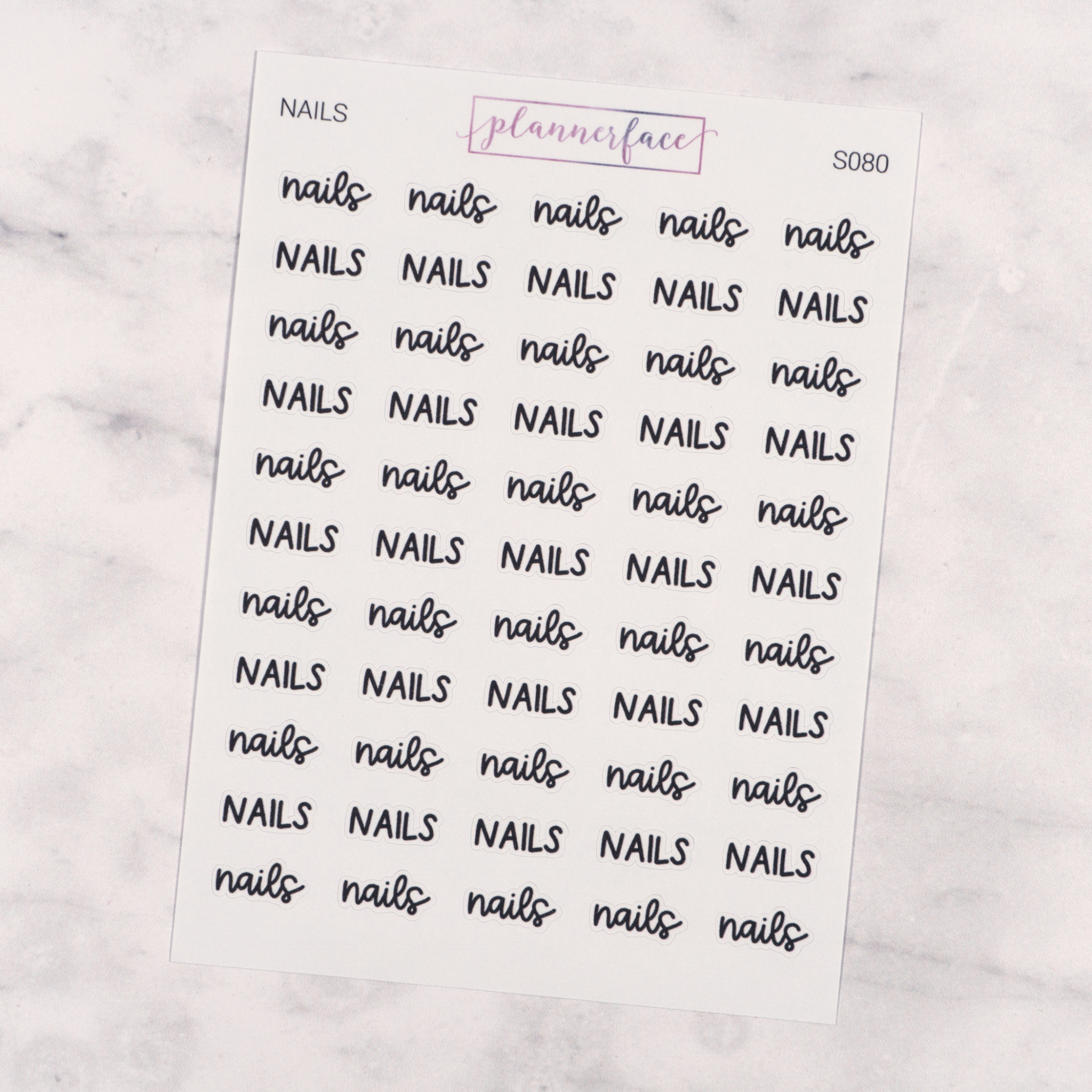 Nails | Scripts by Plannerface