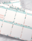 Peachy A5 Planning Notes Weekly Notepad by Plannerface