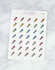 Pencil Multicolour Doodles by Plannerface