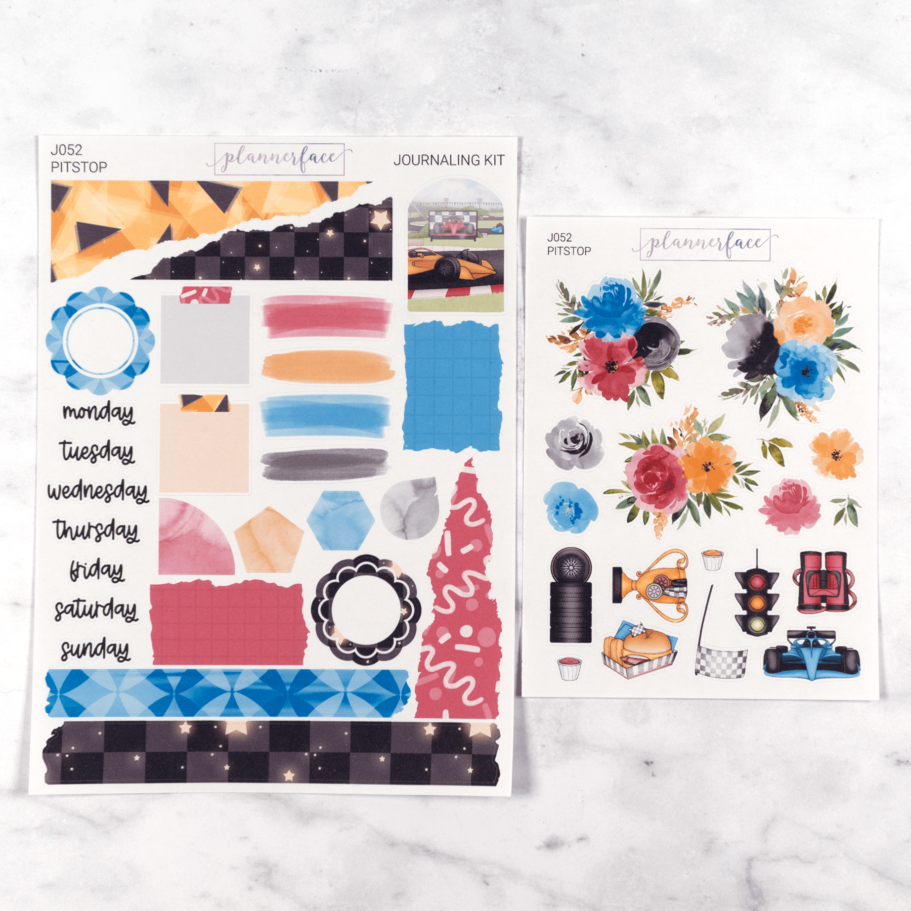 Pitstop | Journaling Kit by Plannerface