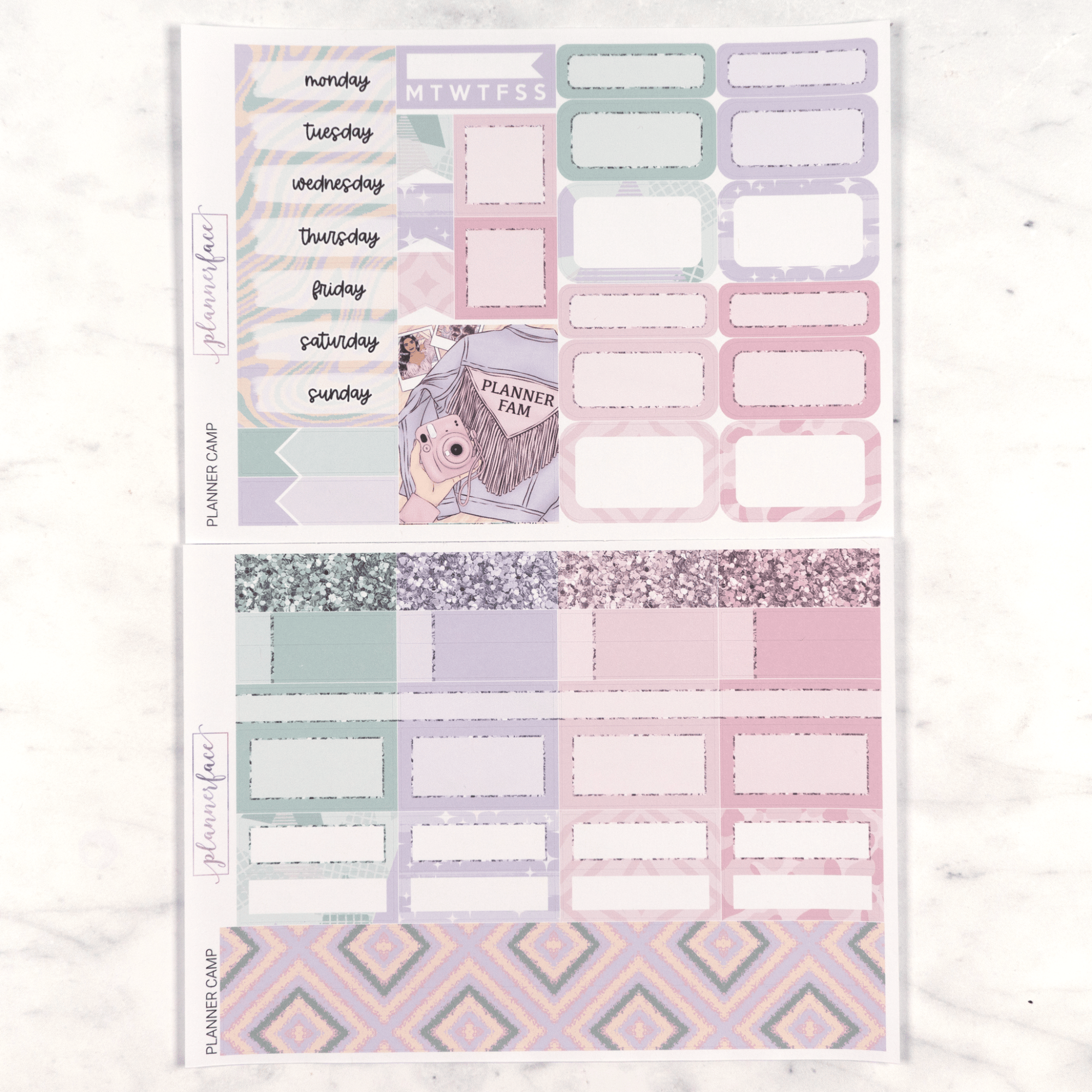 Planner Camp Mini Kit by Plannerface