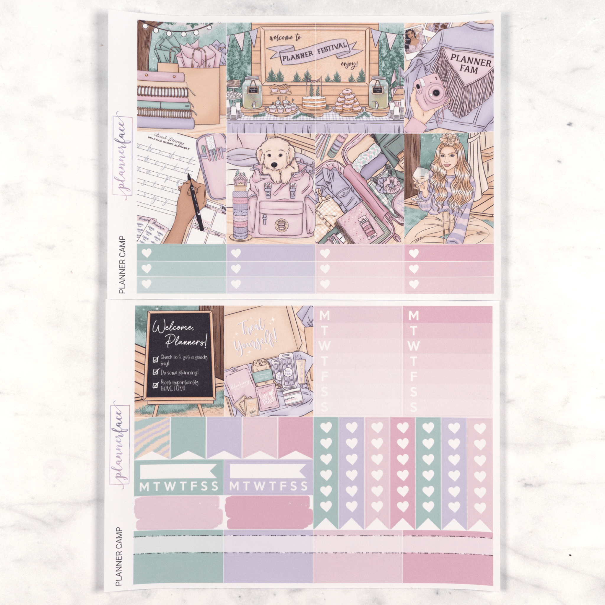 Planner Camp Weekly Kit by Plannerface