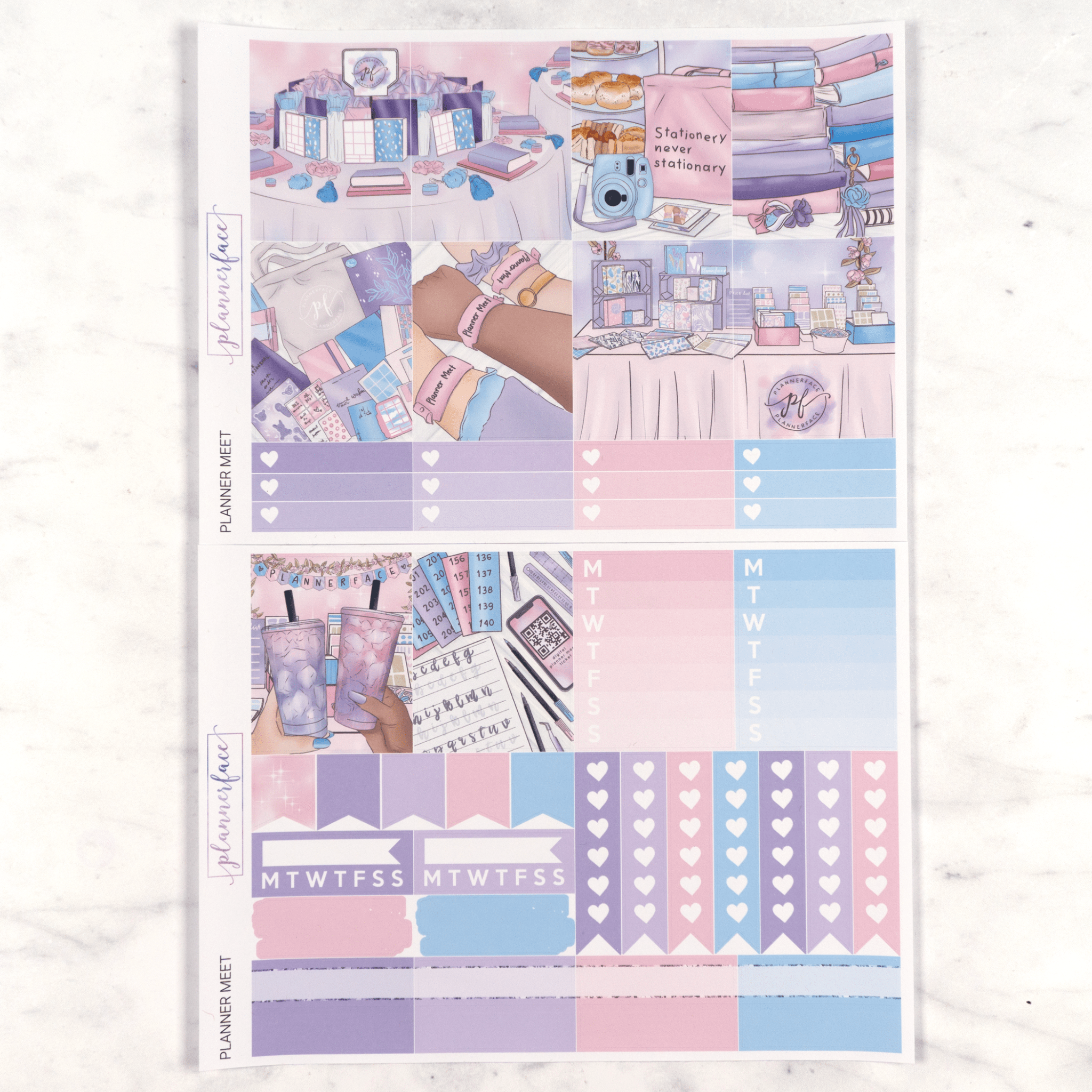 Planner Meet Weekly Kit by Plannerface