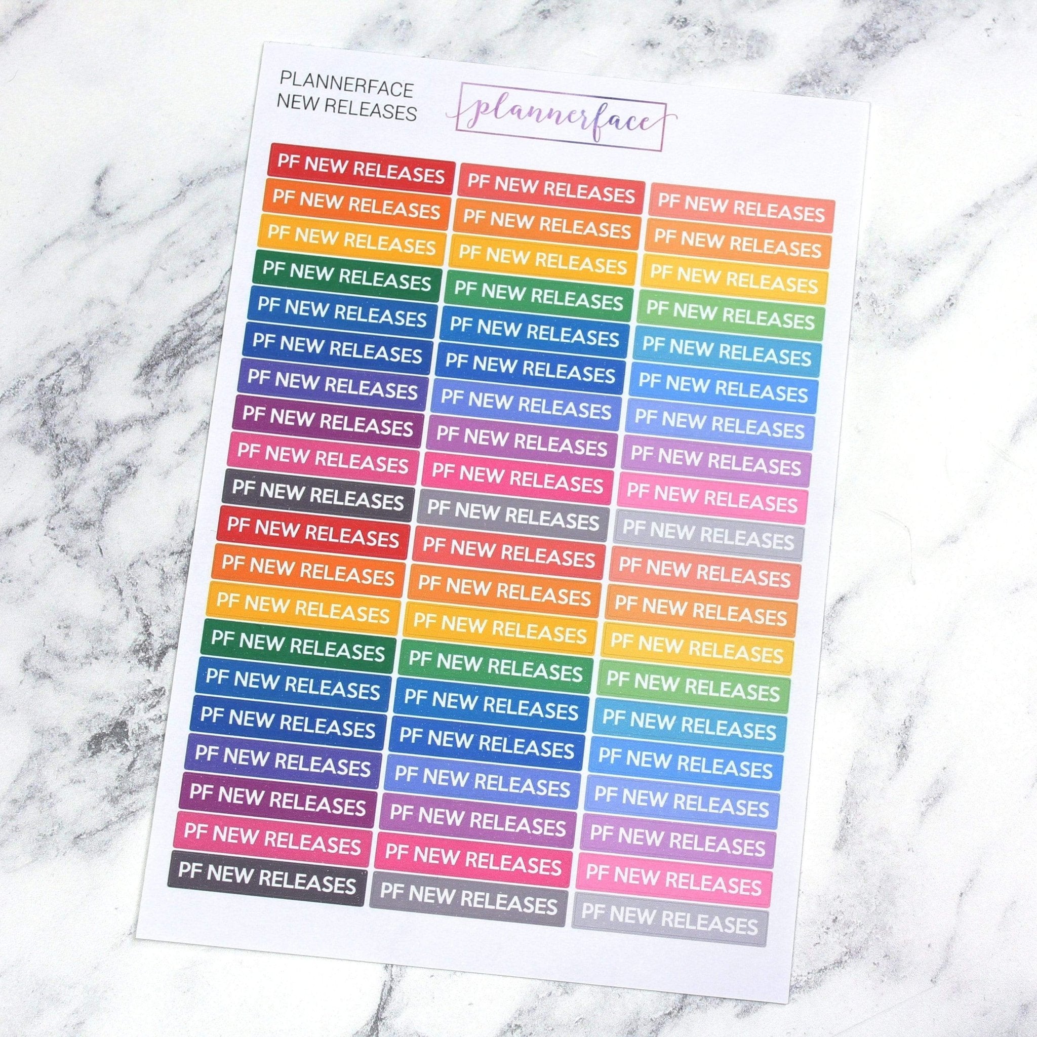 Plannerface New Releases | Multicolour by Plannerface