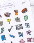 Planning Multicolour Doodle Sampler by Plannerface