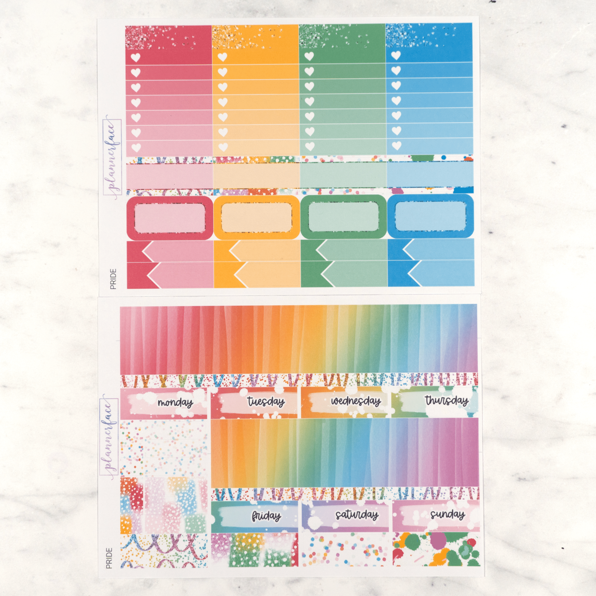 Pride Weekly Kit by Plannerface