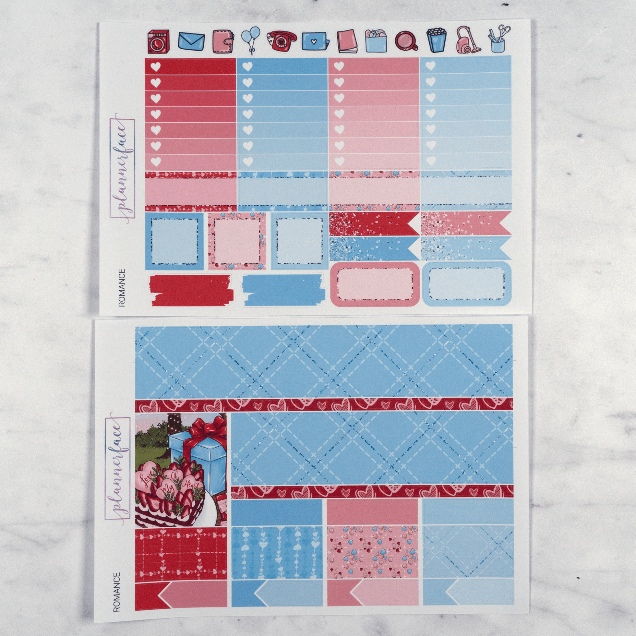 Romance Weekly Kit by Plannerface