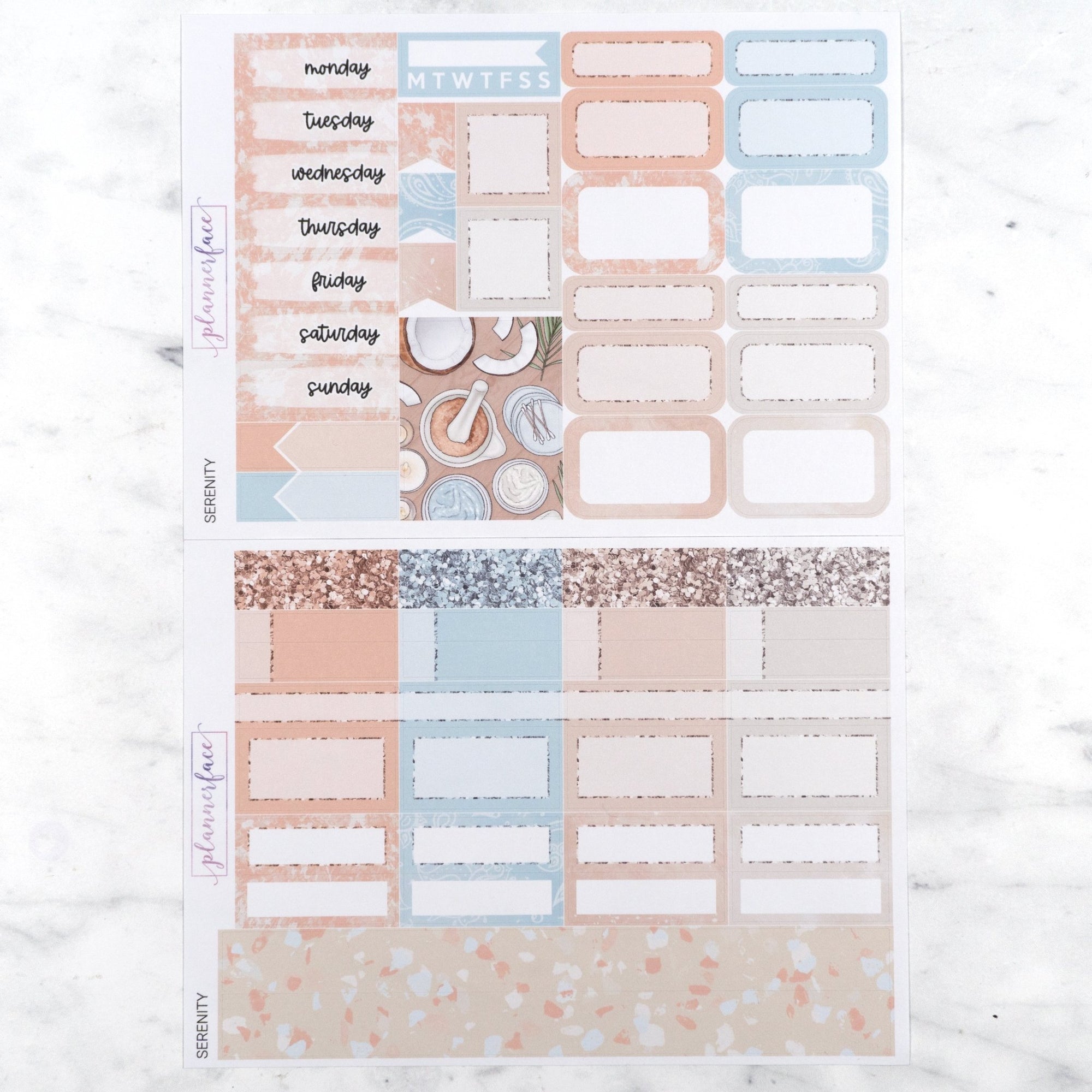 Serenity Mini Kit by Plannerface