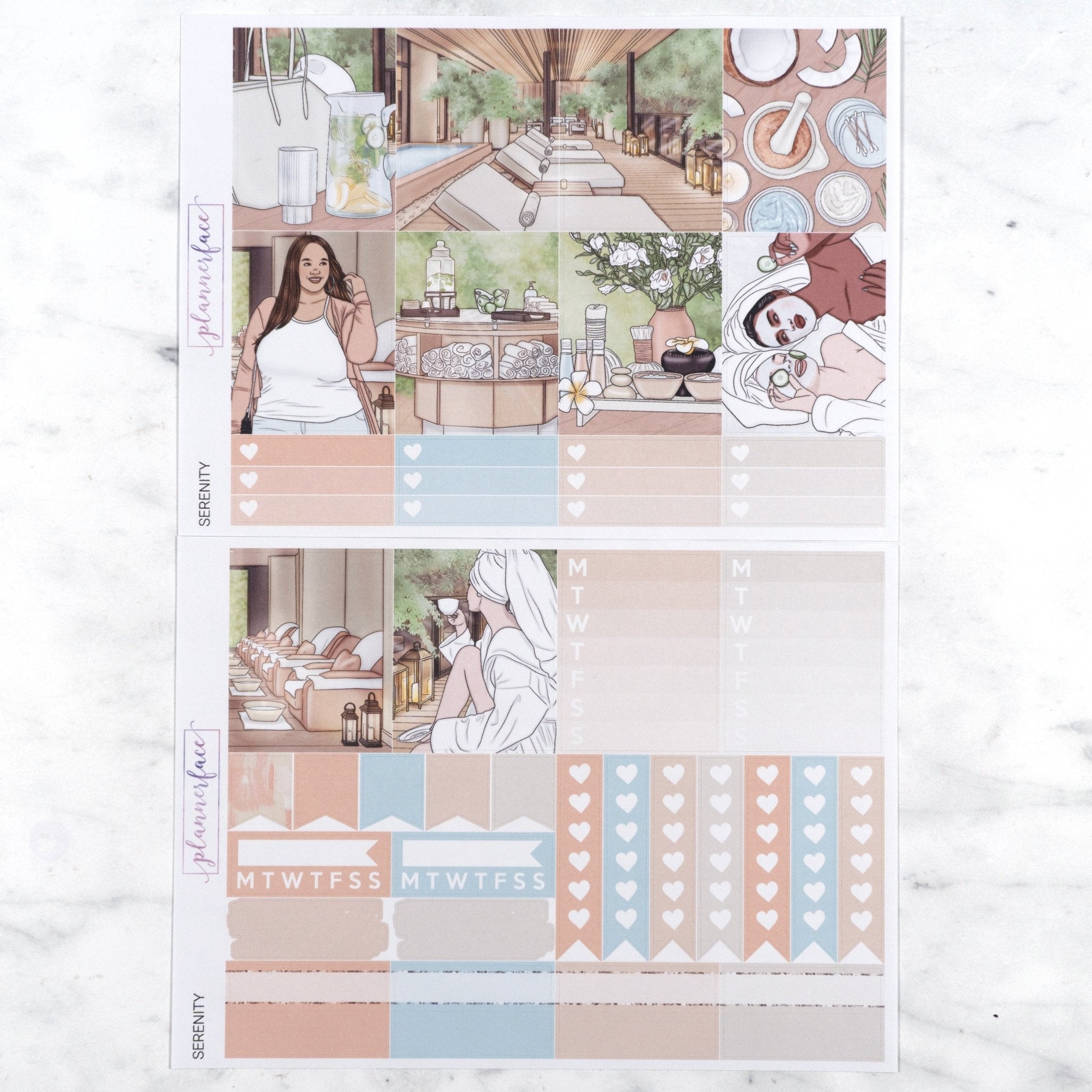 Serenity Weekly Kit by Plannerface