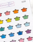 Slow Cooker Multicolour Doodles by Plannerface