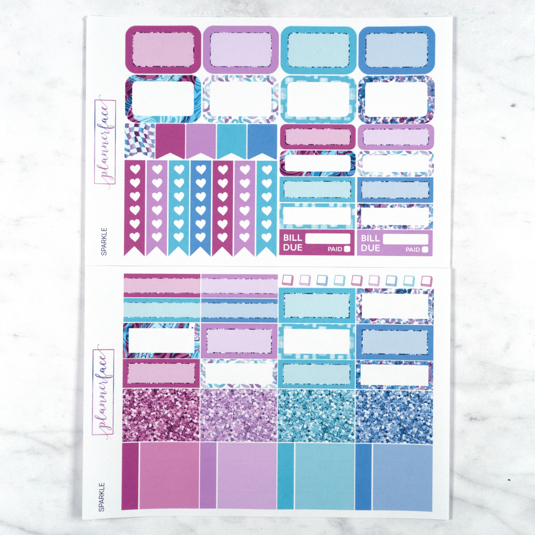 Sparkle Weekly Kit by Plannerface
